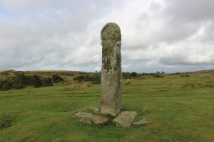 The Longstone or Long Tom Cross Bodmin Moor