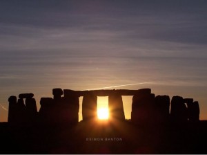 Mid Winter sunset Stonehenge