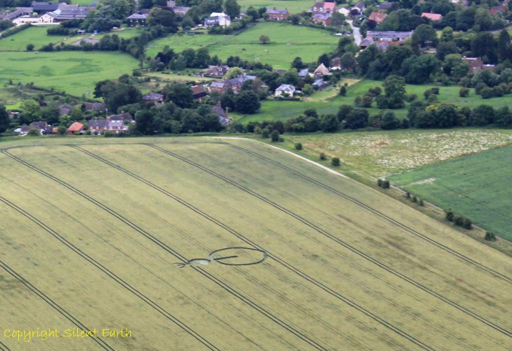 Crop circle Wiltshire From The Air