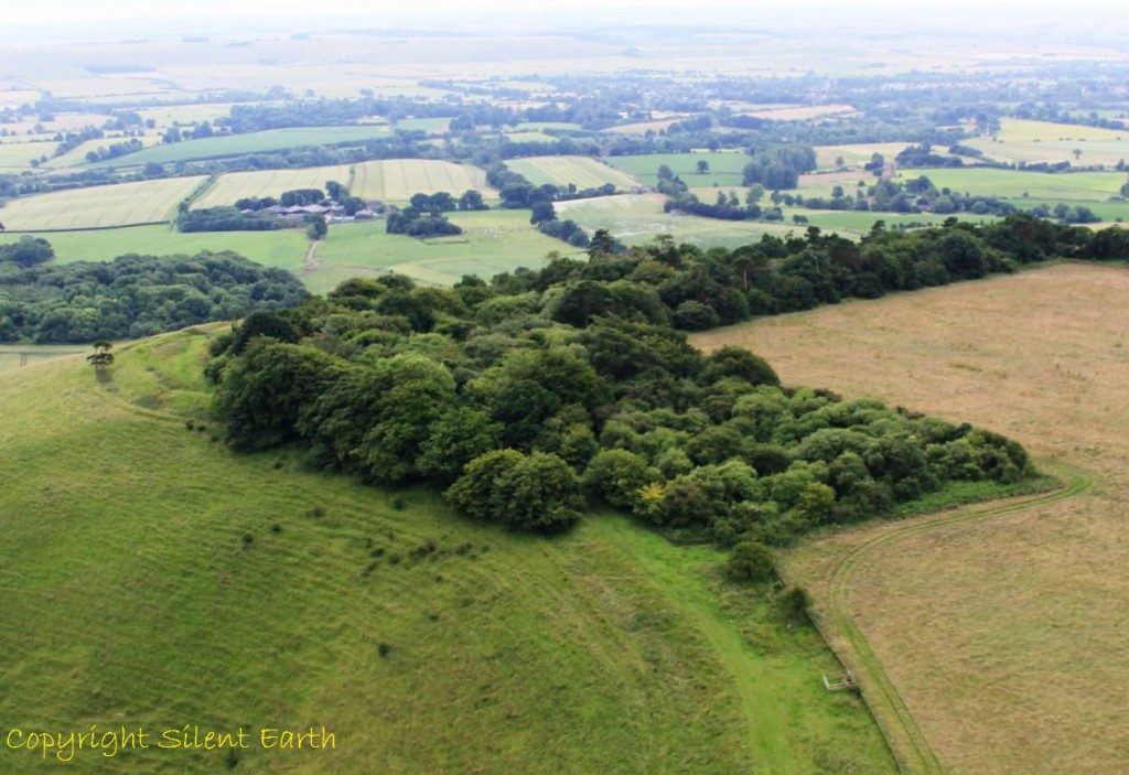 Martinsell Hill Oare Wiltshire From The Air