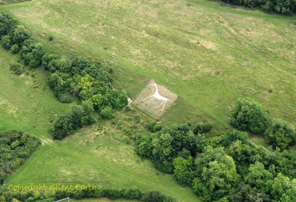 White Horse Wiltshire Wiltshire From The Air