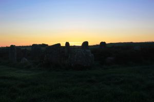 Equinox Sunrise at Bohonagh Stone Circle